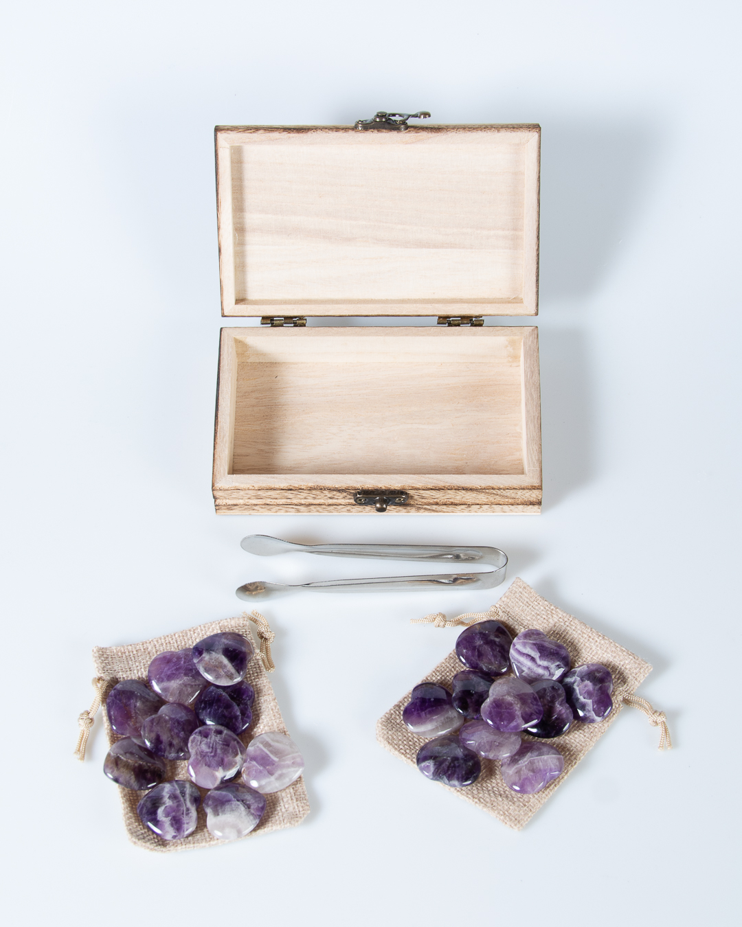 20 Precious Hearts Gemstone Boxed Gift Set