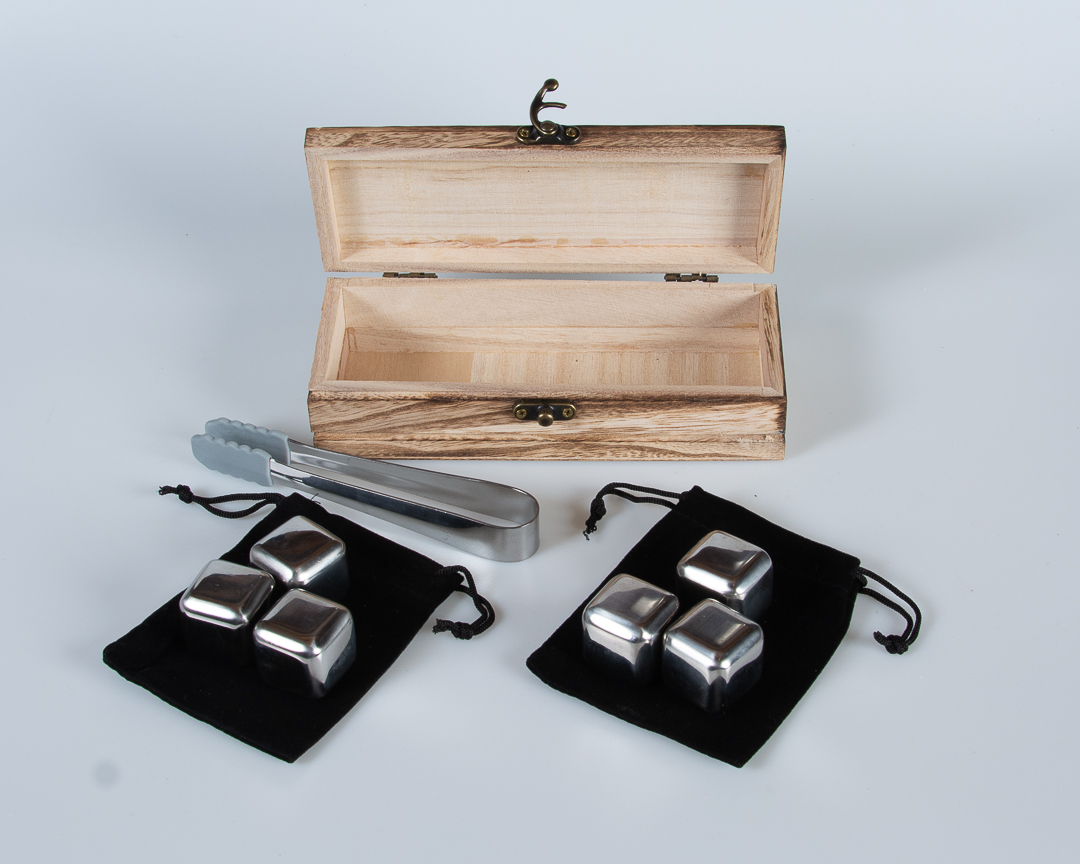 Stainless Steel Whisky Stone Gift Set